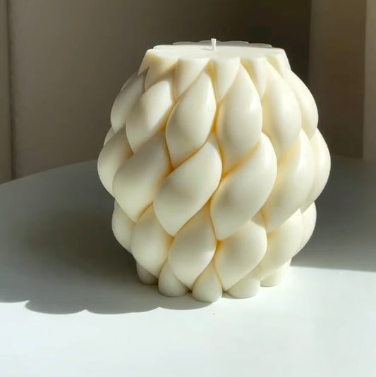 Big Braided Candle